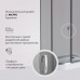 Душевое ограждение 120x80 см, без поддона AM.PM Like W83G-302U120CG64 Стекла тонированные; профиль матовый хром 