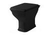 Унитаз подвесной ARTCERAM CIVITAS CIV003 03 00 nero Черный  (сидение отдельно)
