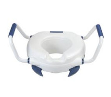 Сиденье для туалета эргономичное с ручками для инвалидов, шт NOFER 15034.W  Сиденье для туалета эргономичное с ручками для инвалидов, шт NOFER 15034.W