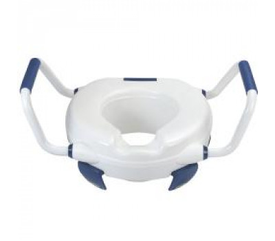 Сиденье для туалета эргономичное с ручками для инвалидов, шт NOFER 15034.W  Сиденье для туалета эргономичное с ручками для инвалидов, шт NOFER 15034.W