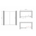 Душевая дверь ABBER Komfort AG93160B черный матовый 