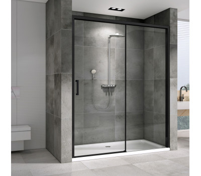 Душевая дверь ABBER Komfort AG93160B черный матовый 