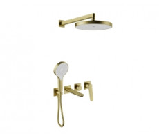 Комплект для ванны и душа встраиваемый АЙКОН 3009CBG золотой Bronze de Luxe 