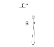 Душевая система для ванны и душа DQ Leipzig встраиваемая хром DA1765701 Душевая система для ванны и душа DQ Leipzig встраиваемая хром DA1765701