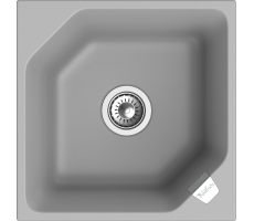 Мойка Rivelato LOCUS 50 1-чаш 500*500 LS-50 grigio metallizzat Мойка Rivelato LOCUS 50 1-чаш 500*500 LS-50 grigio metallizzat