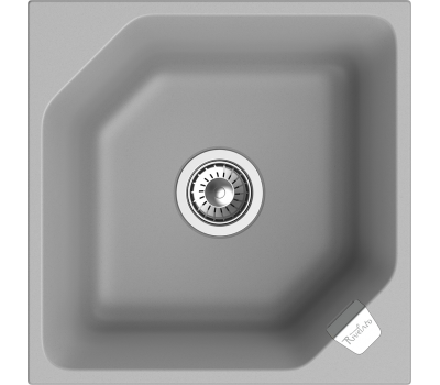 Мойка Rivelato LOCUS 50  1-чаш 500*500  LS-50 grigio metallizzat 