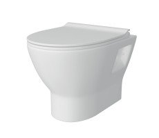 Унитаз подвесной Maretti Ritta безободковый с микролифтом, RI10PBM53-844, белый 