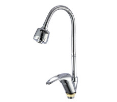 Смеситель для кухни с гибким изливом и режимом душ FRAP F4302-B, хром Смеситель для кухни с гибким изливом и режимом душ FRAP F4302-B, хром