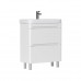 Тумба EQUIL Nice 70 напольная 2 ящ. белая (под раковину 9595-70) Тумба EQUIL Nice 70 напольная 2 ящ. белая (под раковину 9595-70)