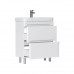 Тумба EQUIL Nice 70 напольная 2 ящ. белая (под раковину 9595-70) Тумба EQUIL Nice 70 напольная 2 ящ. белая (под раковину 9595-70)
