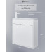 Тумба под раковину для ванной подвесная Uperwood Modul 60х21х60 см, белая матовая 2930205362 Тумба под раковину для ванной подвесная Uperwood Modul 60х21х60 см, белая матовая 2930205362
