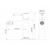 Смеситель для биде WONZON & WOGHAND TOR, Розовое золото WW-88016073-RG 