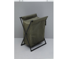 Корзина для белья Allen Brau Priority черный/оливковый 