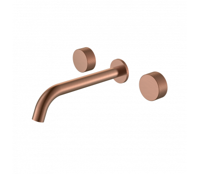                 Смеситель из стены STICK TOUCH на 3 отв. COPPER BRUSHED Boheme 152-2-CB.2 брашированная медь 