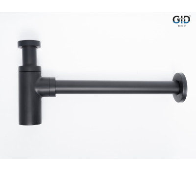 Сифон для раковины Gid G-74BL 75503S черный матовый Сифон для раковины Gid G-74BL 75503S черный матовый