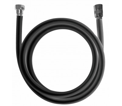 Душевой шланг Azario 150 см ПВХ с защитой от перекручивания черный AZ-157570124 