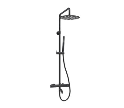 Душевая система WasserKRAFT  A288.258.217.BM Thermo черный матовый 