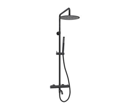 Душевая система WasserKRAFT  A288.258.217.BM Thermo черный матовый 