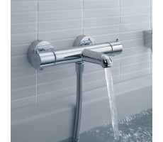 Смеситель для ванны термостат Hansgrohe Ecostat  13201000 хром 