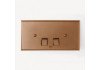 Клавиша смыва 3SC Square Plaque SQL00BS Бронза 