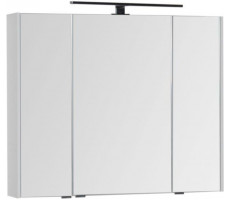 Зеркальный шкаф Aquanet Латина 90 белый 00179605 