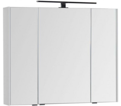 Зеркальный шкаф Aquanet Латина 90 белый 00179605 