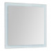 Зеркало Dreja Kvadro 80x85 см, белый