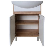Тумба ASB-Mebel Альпина 50 под умывальник Ладога 50 (11780) белый 