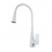 Смеситель для кухни с гибким изливом Shevanik S543C-1, белый