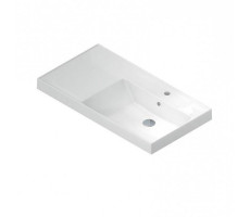 Раковина на тумбу La Fenice Cubo CU.NN.90R, чаша справа  Раковина на тумбу La Fenice Cubo CU.NN.90R, чаша справа