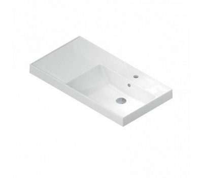 Раковина на тумбу La Fenice Cubo CU.NN.90R, чаша справа Раковина на тумбу La Fenice Cubo CU.NN.90R, чаша справа