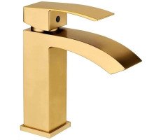 Смеситель для раковины Grocenberg GB2007MG, золото 