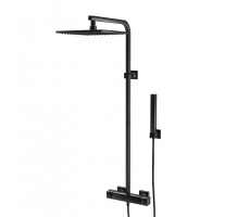 Душевая система PAINI Dax-R с термостатом, черный брашированный PVD (PZ) 84PZ689TH 