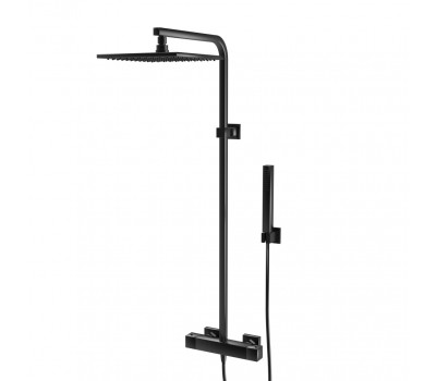 Душевая система PAINI Dax-R с термостатом, черный брашированный PVD (PZ) 84PZ689TH 