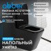 Унитаз ABBER Rechteck AC1210TMB компакт черный матовый, безободковый, смыв торнадо 