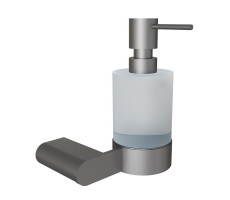 Дозатор жидкого мыла Knotlor LD102GM оружейная сталь матовый 