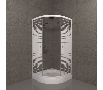 Душевое ограждение Полосы 100*100 А Triton Щ0000061793 