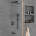 Душевой комплект Vincea VSFW-4311GM встраиваемый, 3 режима, вороненая сталь 