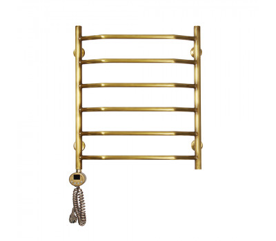 Полотенцесушитель электрический Domoterm Лаура Лаура П6 500x600 АБР EL Античная бронза 