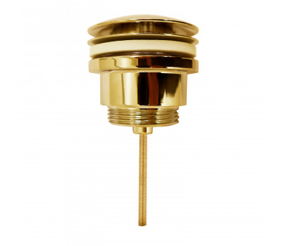 Донный клапан AZARIO для раковины, CLIC-CLAC, 1 1/4, латунь, золото AZ-105-GL 