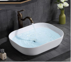 Умывальник CeramaLux 78104 белый Умывальник CeramaLux 78104 белый