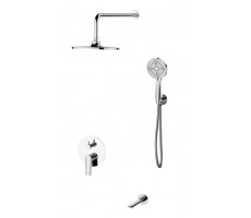 Душевая система скрытого монтажа с переключателем на 3 потребителя SET7in1LG ESKO 