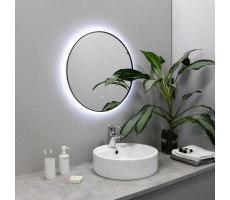 Зеркало FIXSEN с подсветкой LED круглое 70х70 см графит FX-1070F 