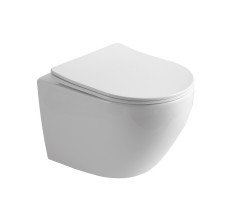 Унитаз OLIVE'S подвесной, белый, сиденье дюропласт PLAZA PL30116DP белый Унитаз OLIVE'S подвесной, белый, сиденье дюропласт PLAZA PL30116DP белый