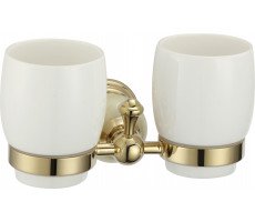 Держатель Savol для двух стаканов S-005768B золото 