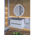 Тумба с раковиной для ванной подвесная Uperwood Tanos-Classic Quartz 80х45х55 см, белая графит/бетон 3930421702 Тумба с раковиной для ванной подвесная Uperwood Tanos-Classic Quartz 80х45х55 см, белая графит/бетон 3930421702