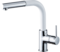 Смеситель для кухни Rivelato Ledro Г-обр.с выдвижной лейкой D-35ммcromo 9022201 brina cromo Смеситель для кухни Rivelato Ledro Г-обр.с выдвижной лейкой D-35ммcromo 9022201 brina cromo