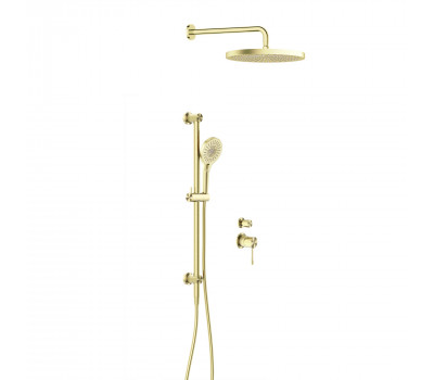 Встраиваемый комплект для душа Feramolli Sole SGL7, золото шампань 
