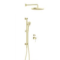 Встраиваемый комплект для душа Feramolli Sole SGL7, золото шампань 