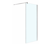 Душевая перегородка Azario CHICAGO Walk-in 1400x1950 прозрачное стекло 8 мм, цвет профиля серебро (AZ-NAR6310 1400) 